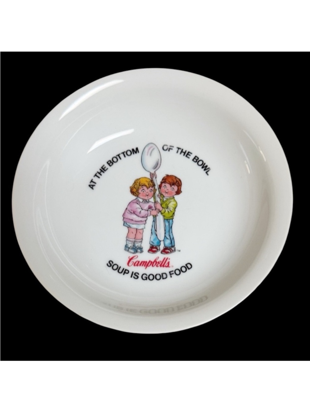 Vintage Campbell’s Soup collectible soup is good food anchor dinnerware bowl
